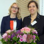 Freuten sich über ihren Preis: (v.l.n.r. Dr. med. Ricarda Maria Schmithausen, Hellen Elisa Ahrens, PhD)