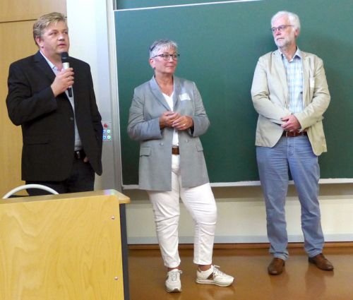 Referenten, v.l.n.r. Prof. Hölker, Prof. Wrenzycki, Dr. Reents