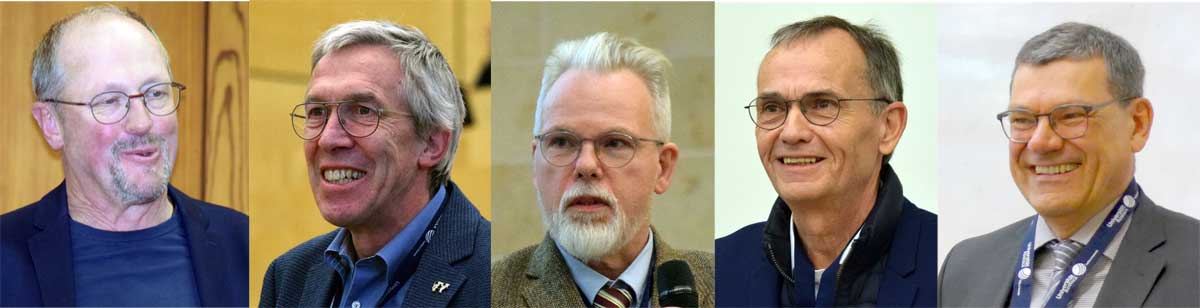 Das DGfZ-Präsidium 2025: v.l.n.r. Georg Geuecke, Prof. Karl-Heinz Südekum, Prof. Klaus Wimmers (Vizepräsident), Prof. Harald Sieme (Vizepräsident), Hans-Willi Warder (Präsident)