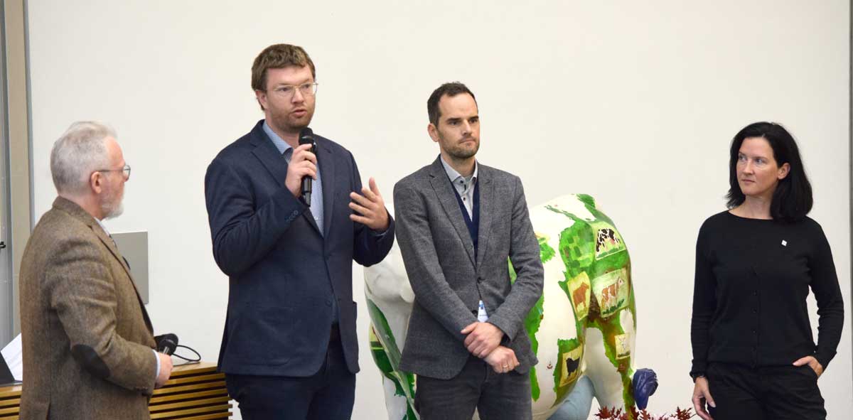 v.l.n.r. Prof. Klaus Wimmers, Dr. Dierck Segelke, Prof. Andreas Melfsen, Dr. Sandra Düpjan