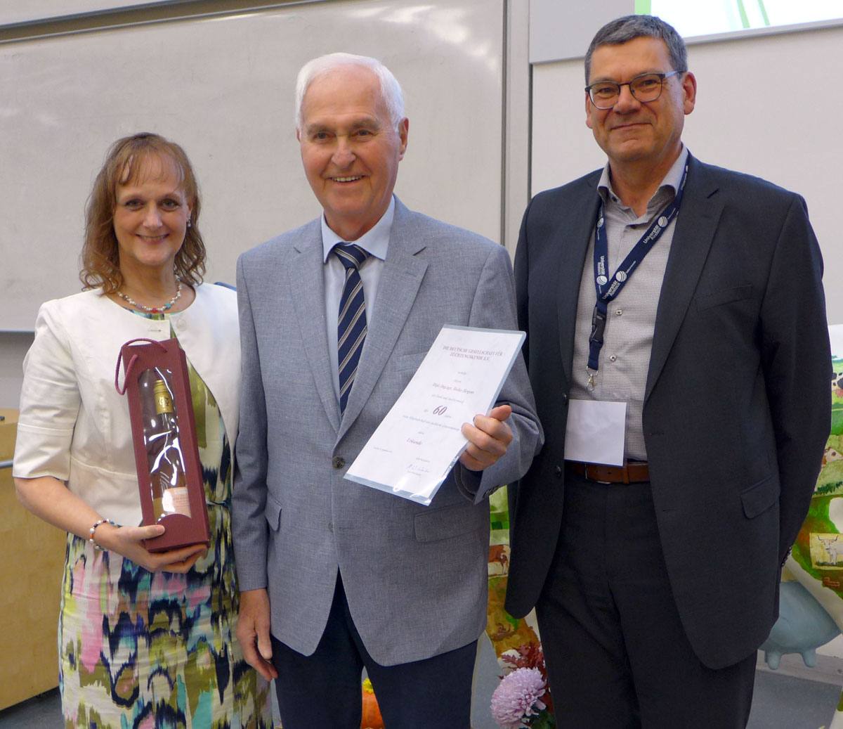 v.l.n.r. Dr. Bettina Bongartz, Heiko Jürgens, Hans-Willi Warder