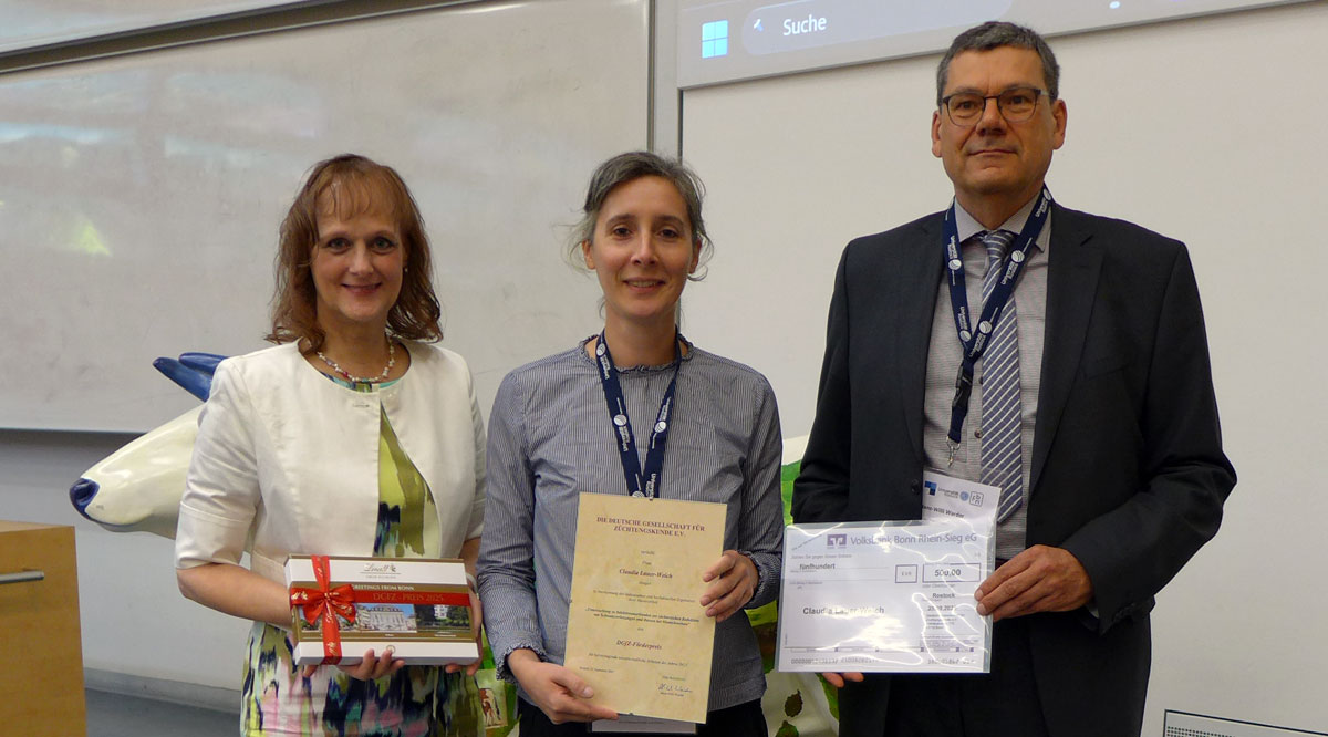 v.l.n.r. Dr. Bettina Bongartz, Claudia Lauer-Weich, Hans-Willi Warder