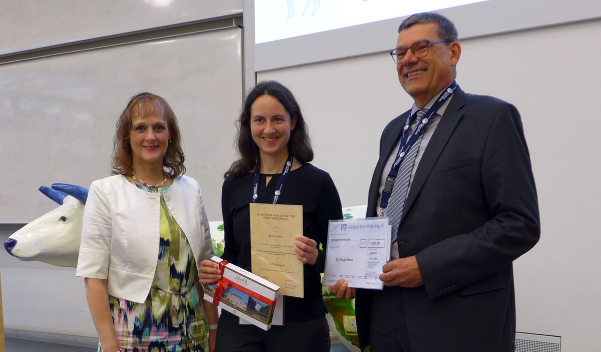 v.l.n.r. Dr. Bettina Bongartz, Dr. Paula Reich, Hans-Willi Warder