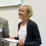 Prof. Dr. Gudrun Brockmann nahm als Doktormutter stellvertretend den Preis entgegen