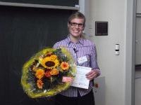 Verleihung des DGfZ-Preises 2012. Preisträgerin Lea Brinkmann