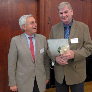 v.l.n.r.: Dr. Otto-Werner Marquardt, Prof. Dr. Otto Hartmann  (25 Jahre Mitglied)