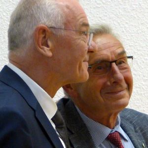 Amtsübergabe: v.l.n.r. Präsident Dr. Erwin Hasenpusch und Ehrenpräsident Dr. Otto-Werner Marquardt